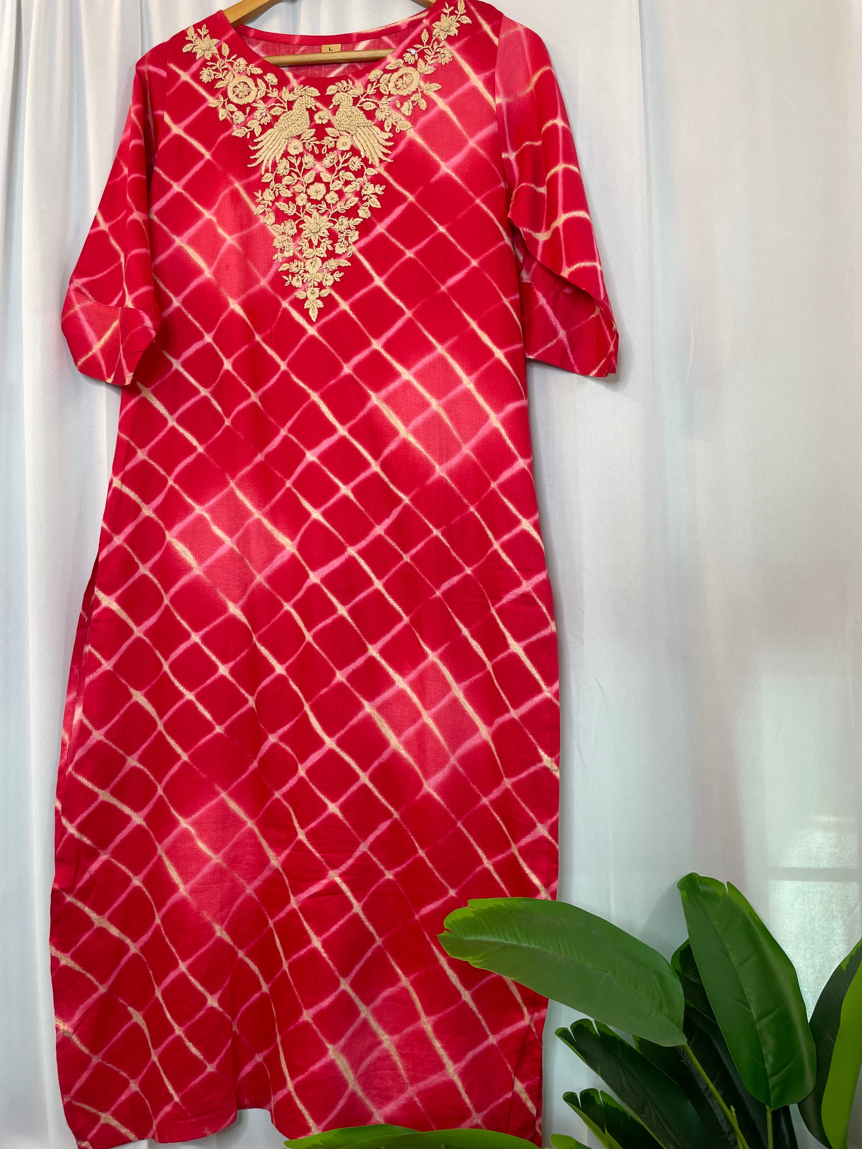 Designer Embroidered Kurti