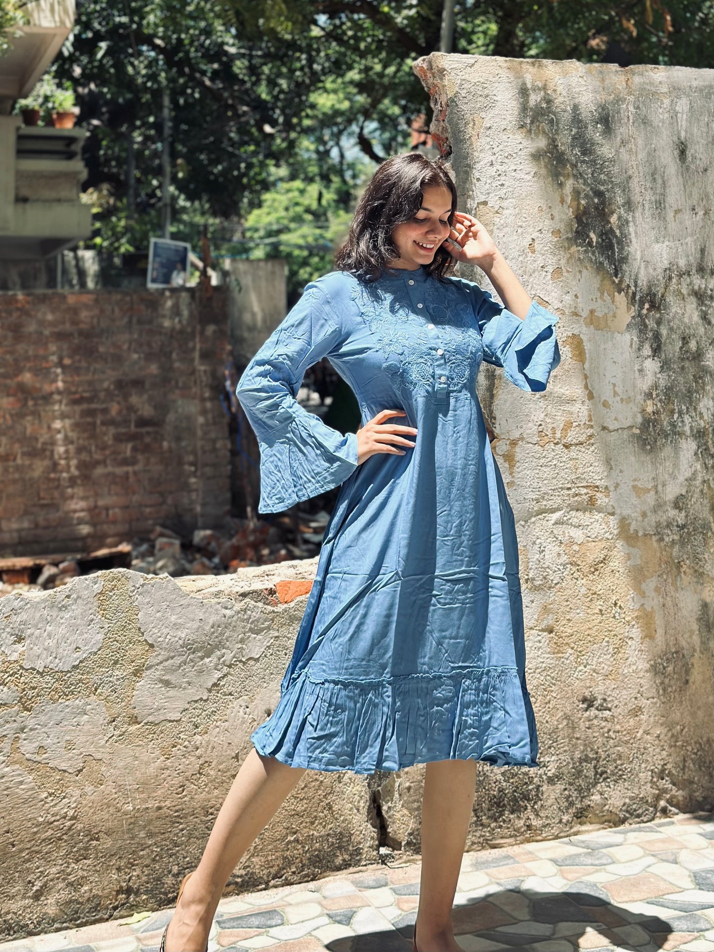 SHORT KURTIS | INDIGO DRESS