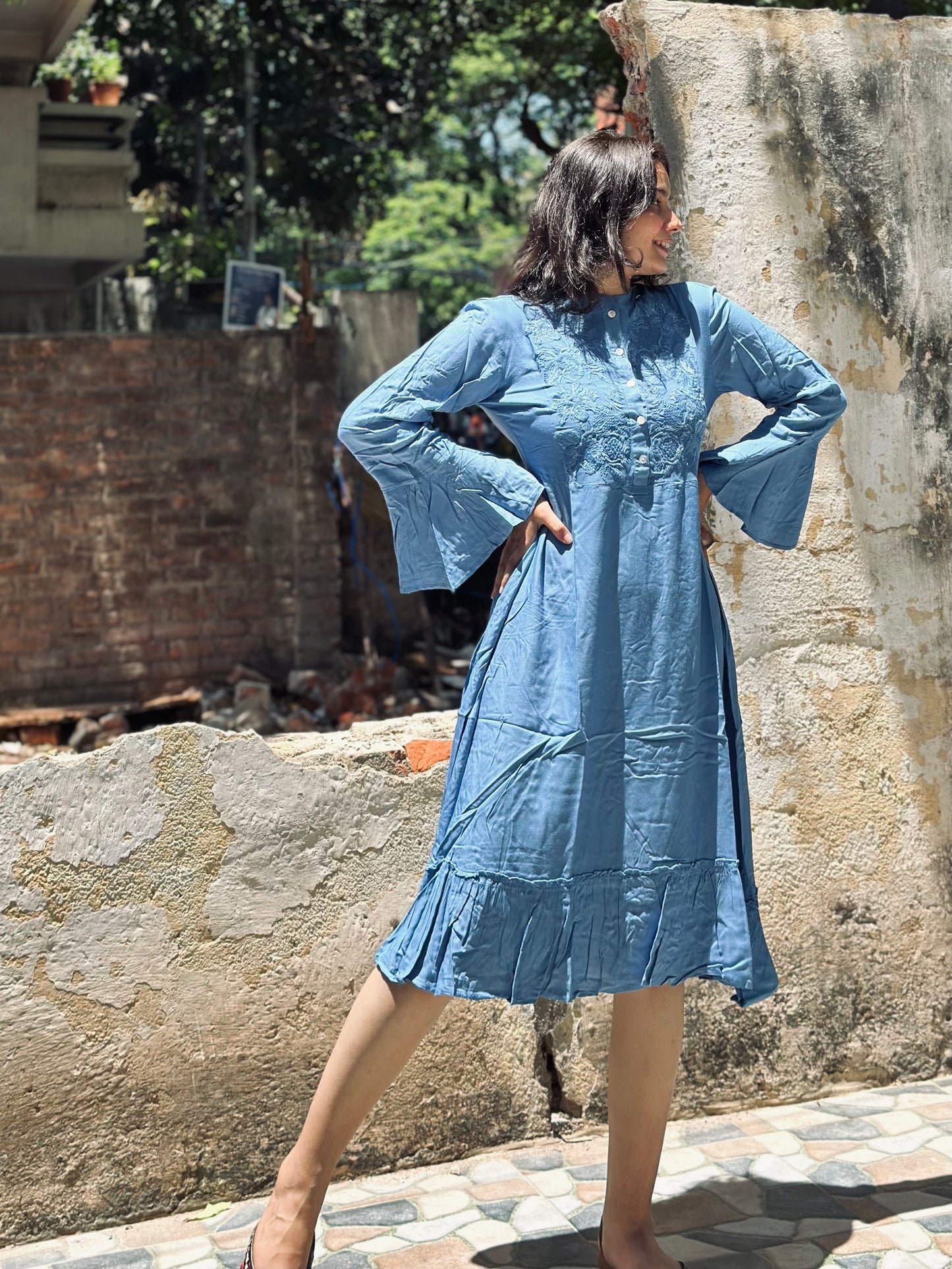 SHORT KURTIS | INDIGO DRESS