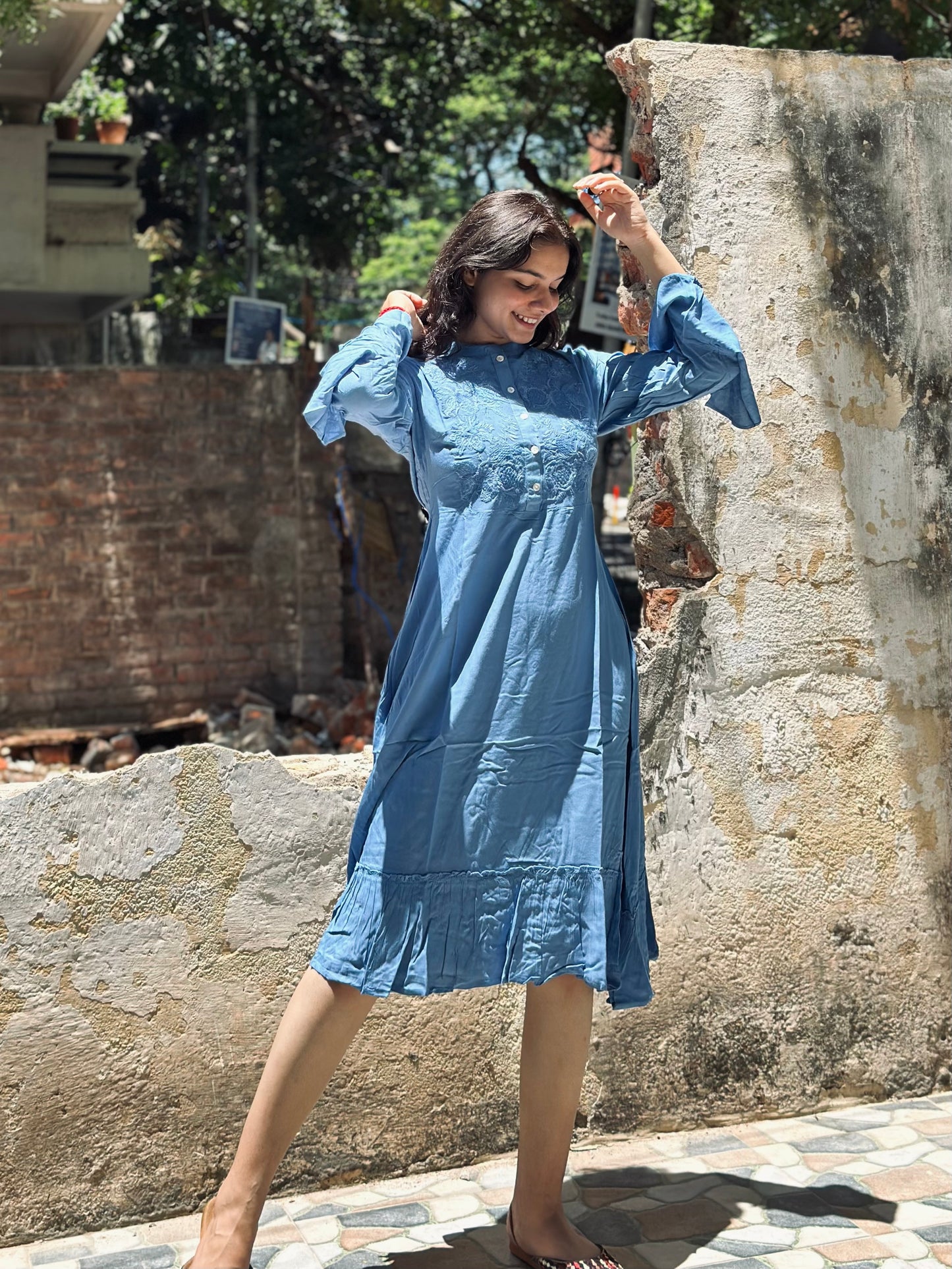 SHORT KURTIS | INDIGO DRESS