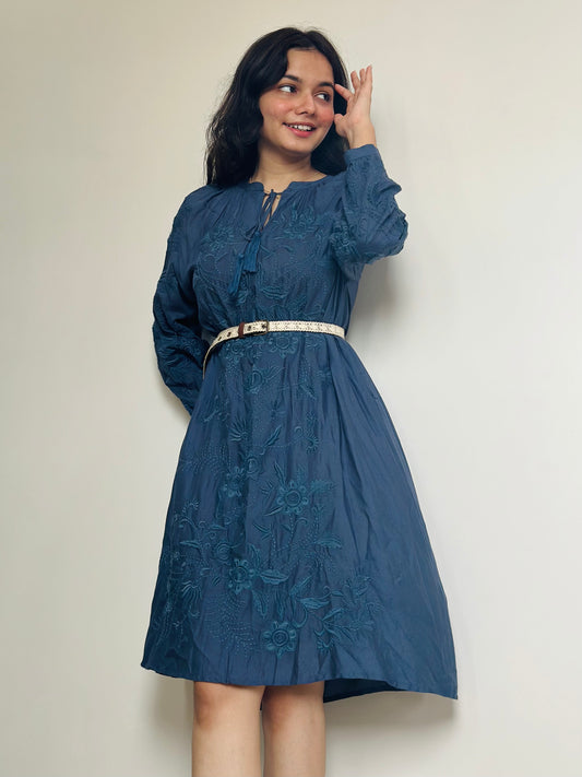 INDIGO HANDCRAFTED DRESS