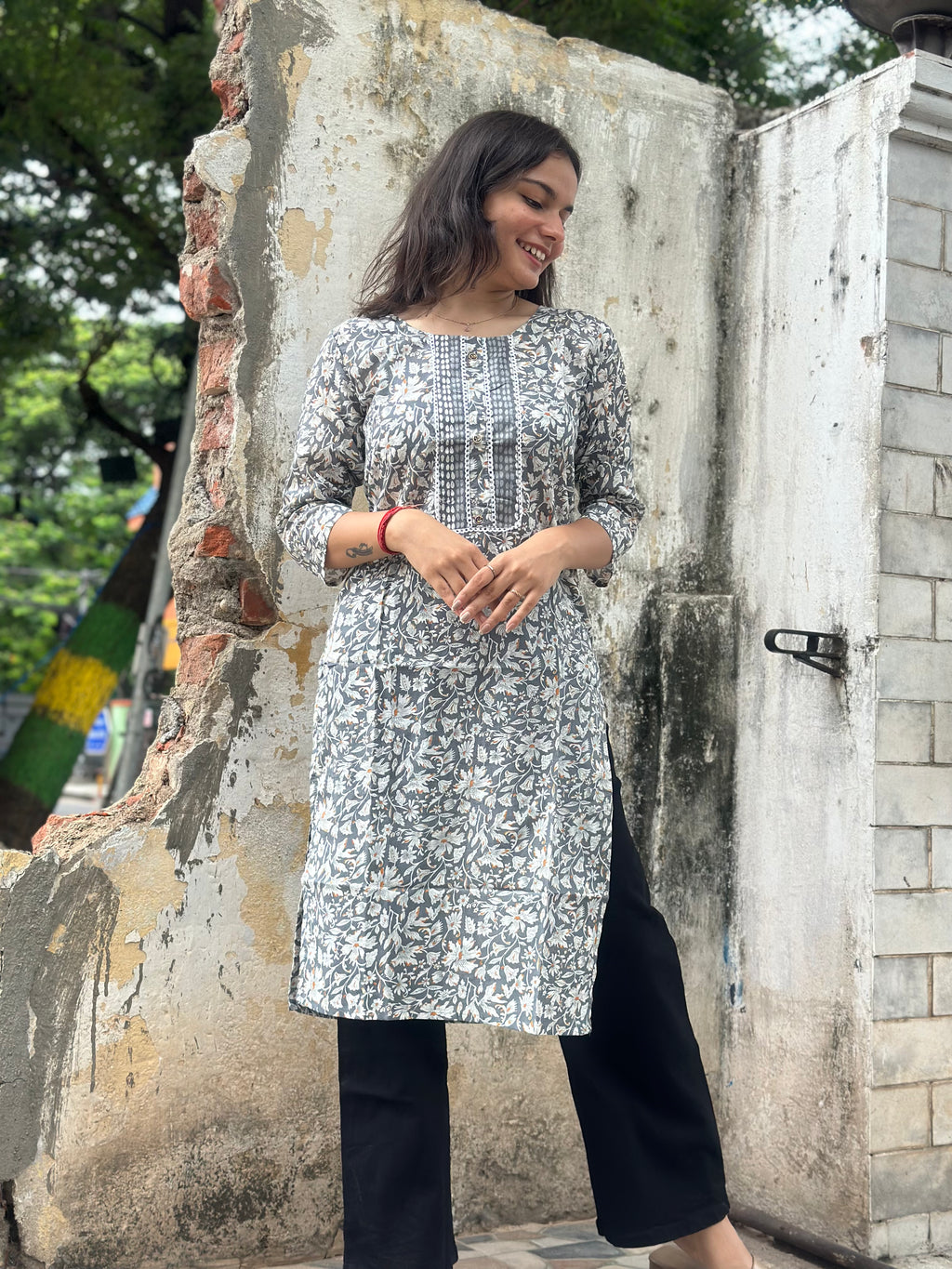 MUL PRINTED KURTA