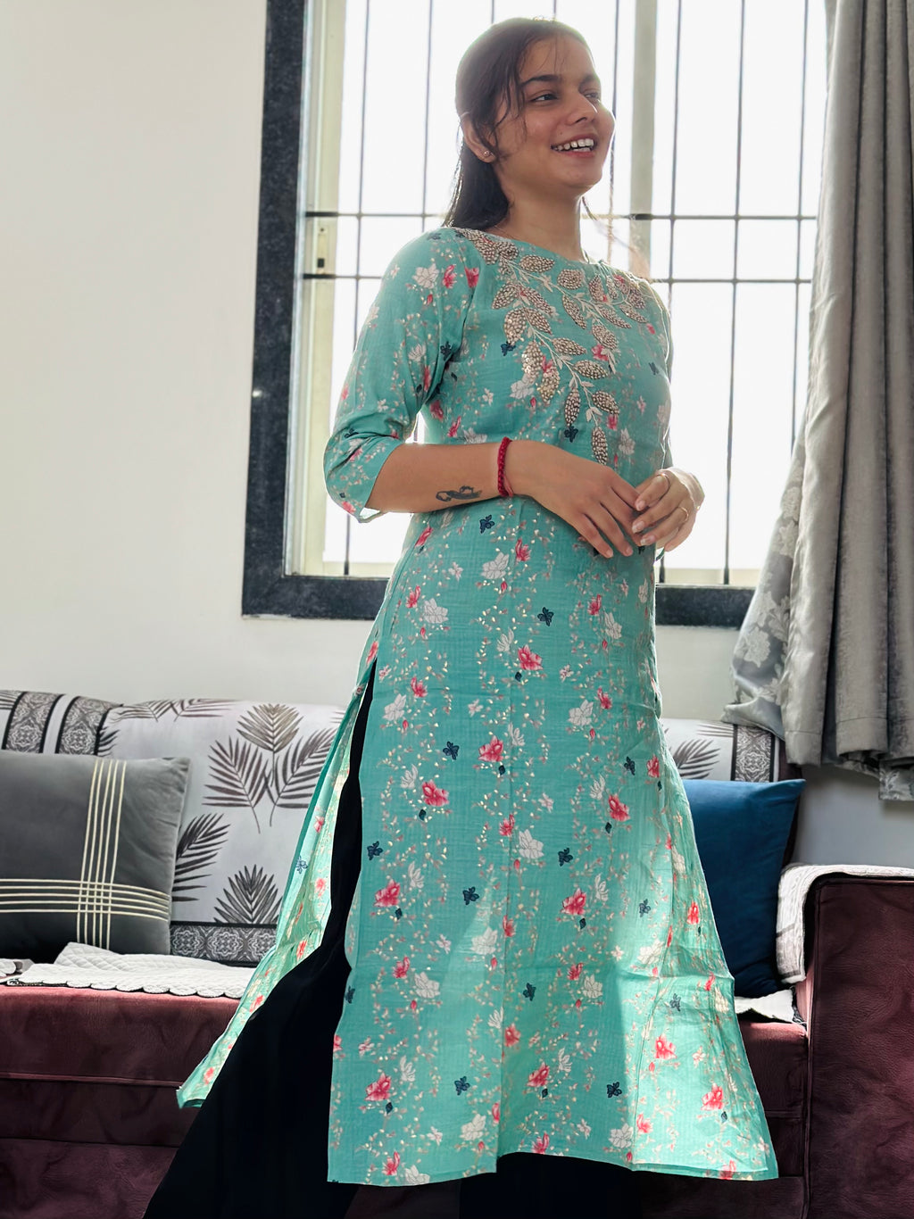 OFFICE WEAR KURTIS | HANDWORK