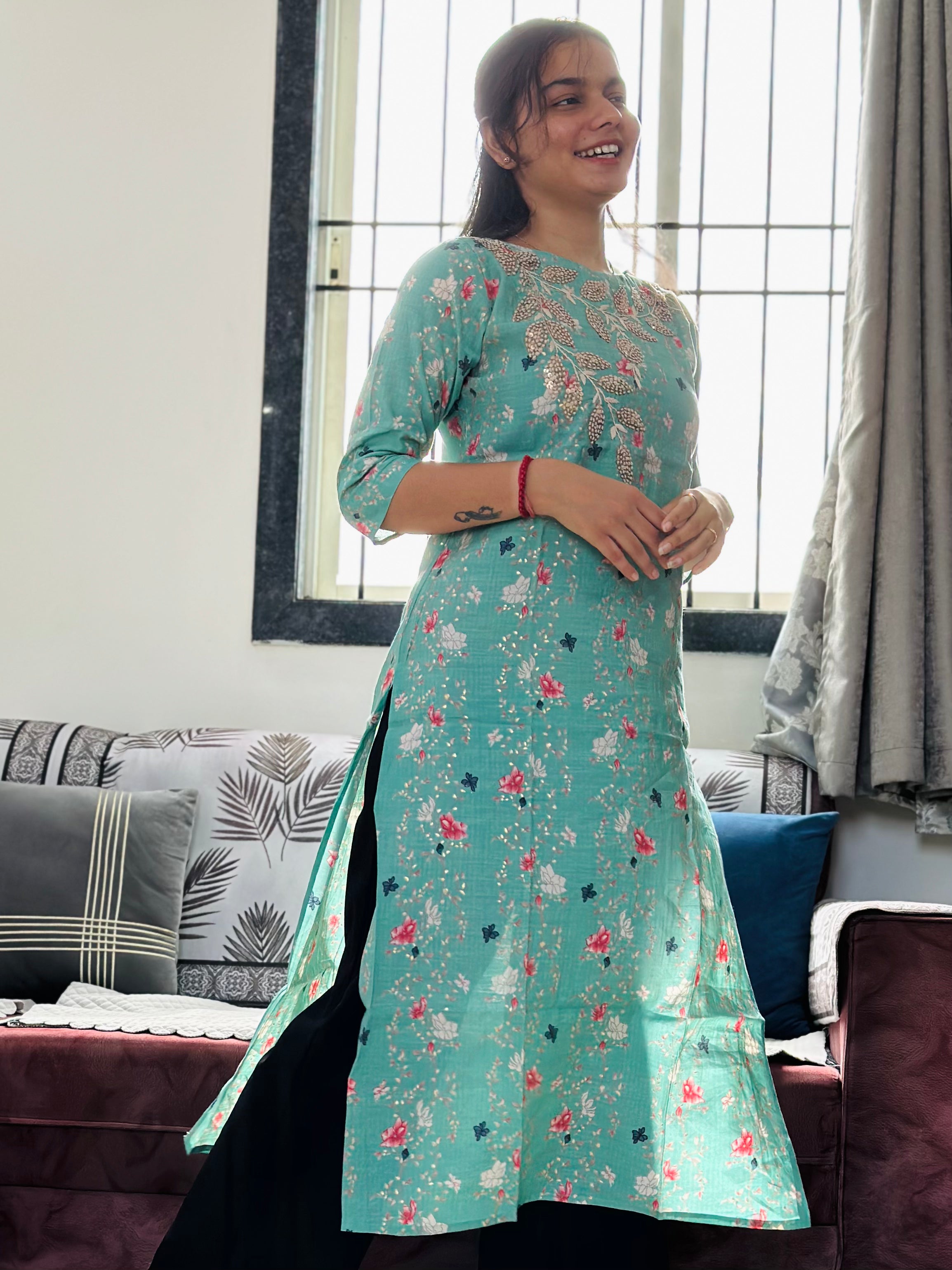 OFFICE WEAR KURTIS | HANDWORK