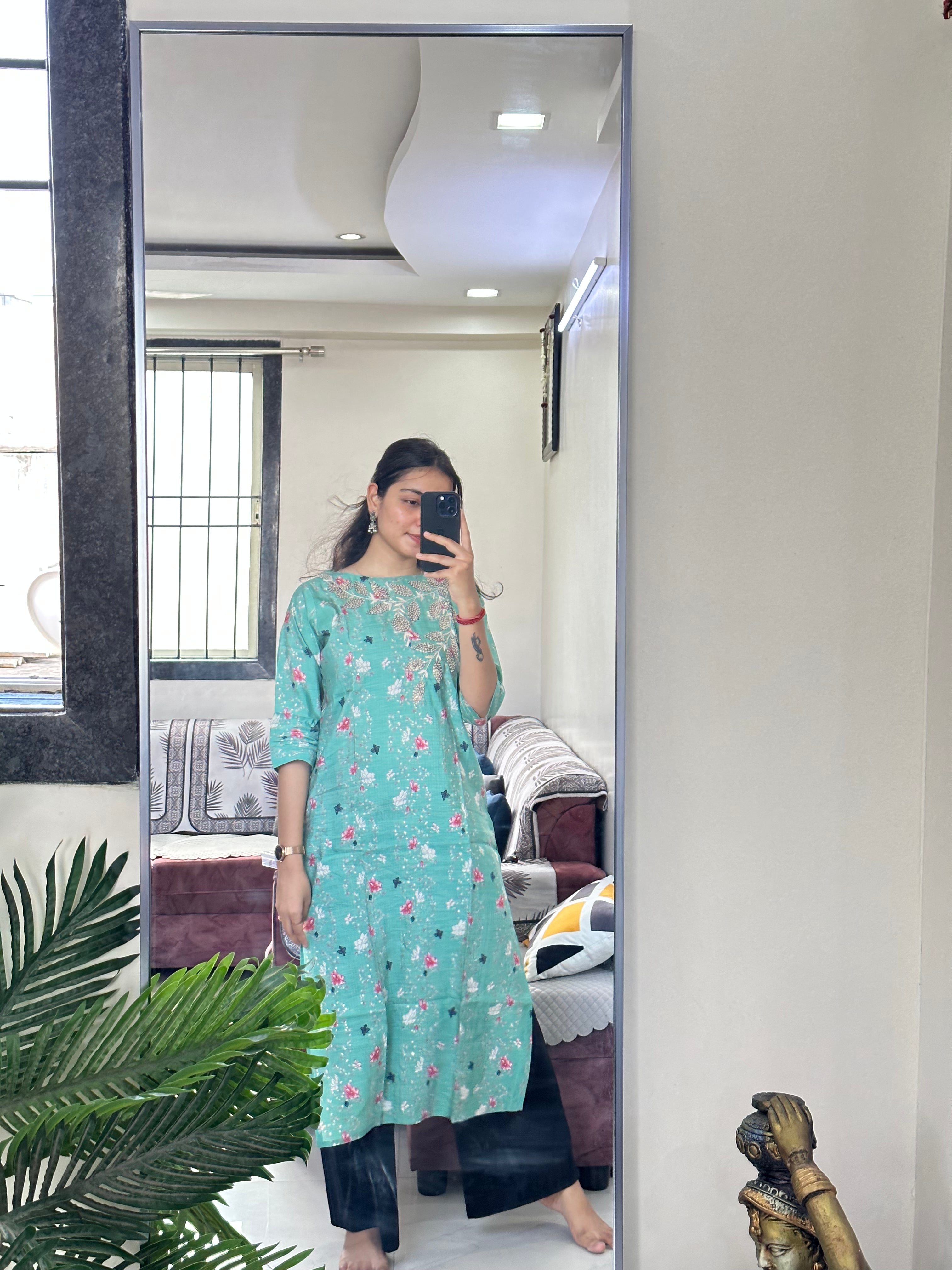 OFFICE WEAR KURTIS | HANDWORK