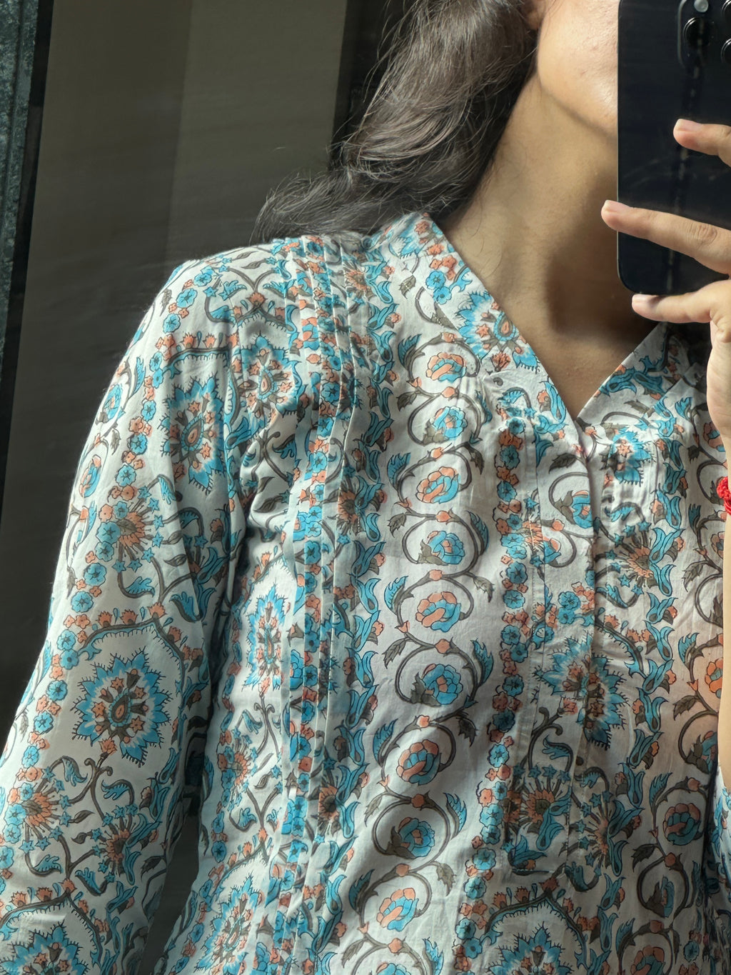 MUL COTTON SHORT KURTA