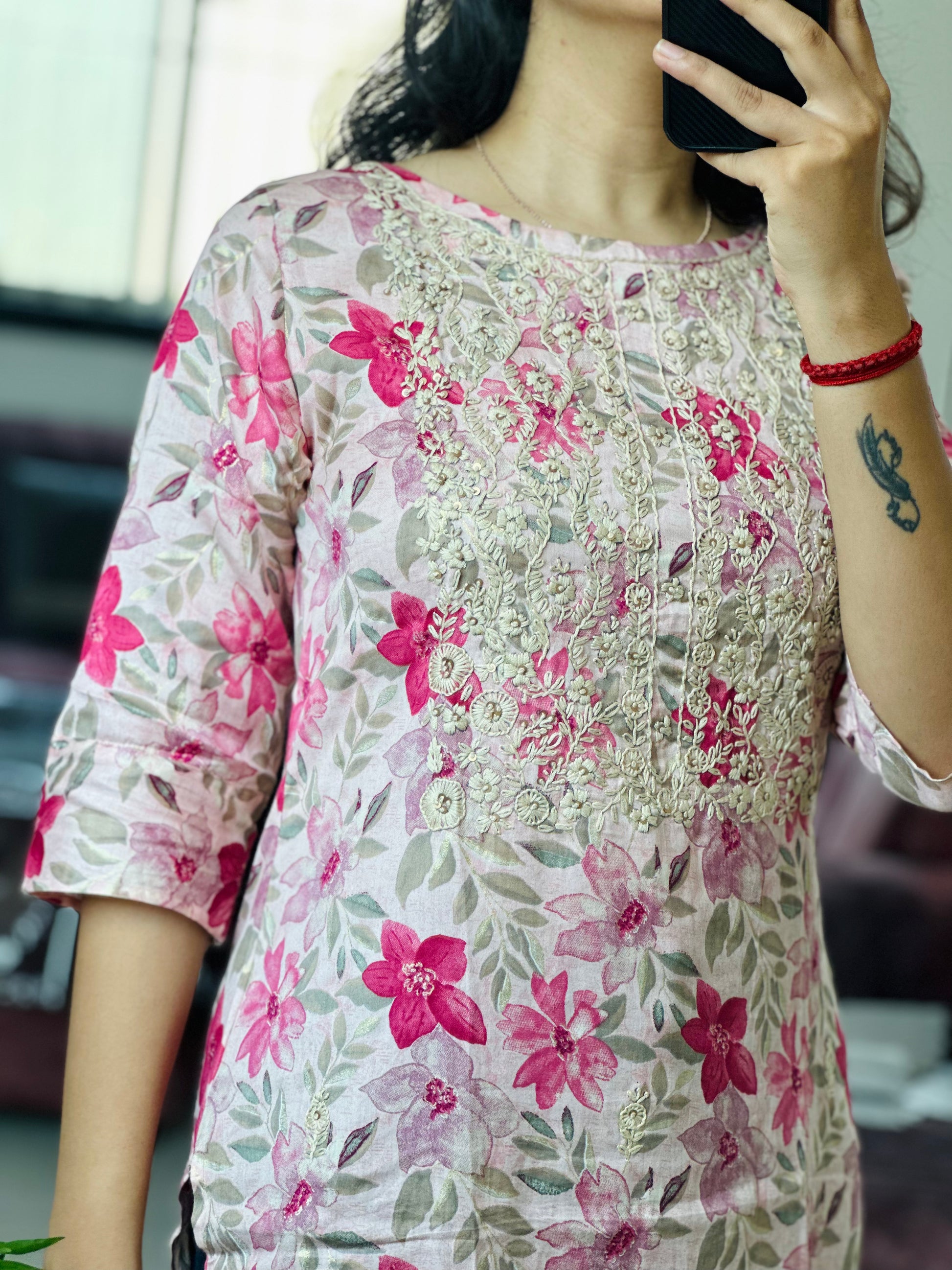 Thread work Kurti | Office wear