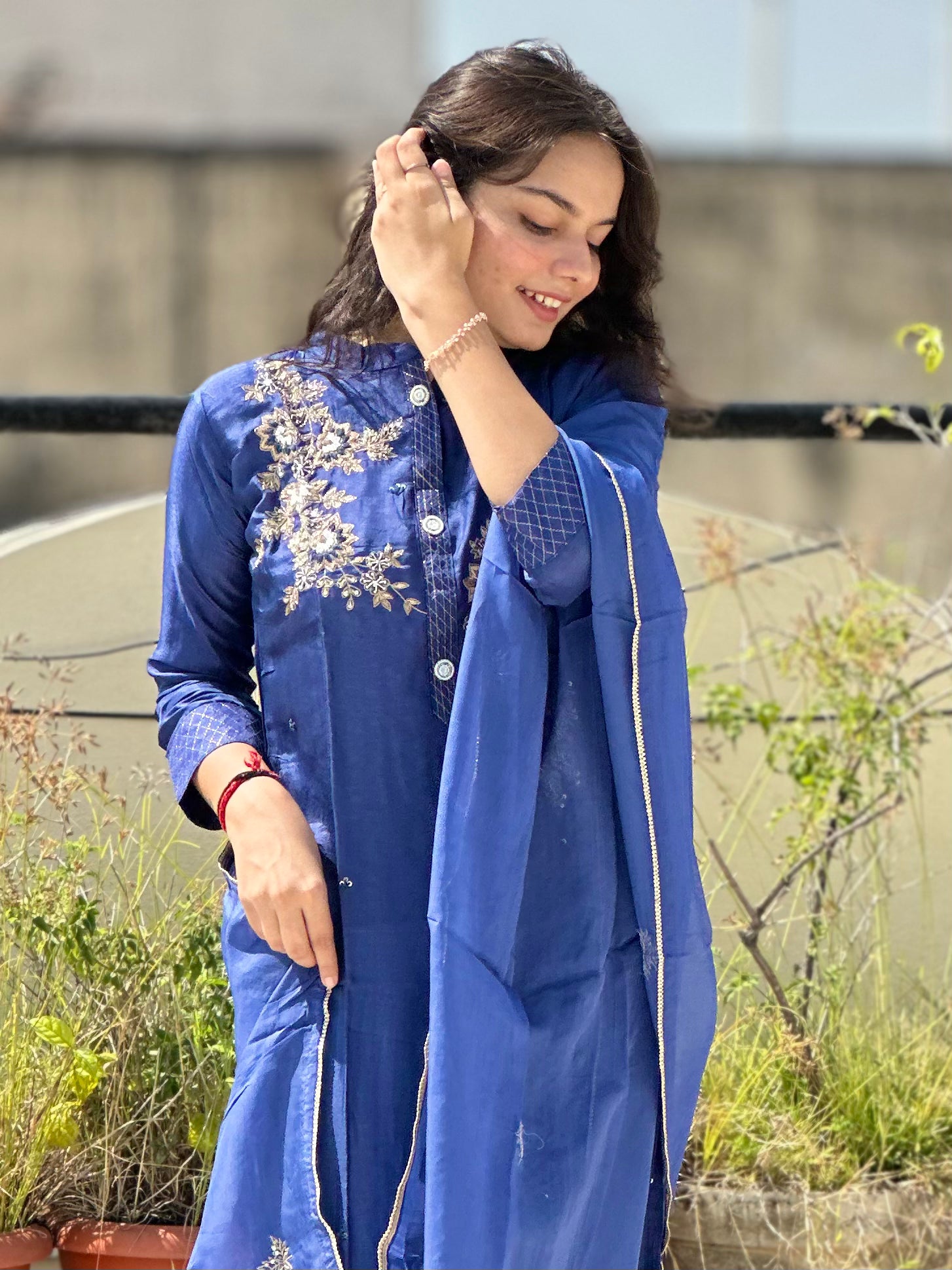 CLASSIC ROYAL BLUE | DESIGNER KURTIS