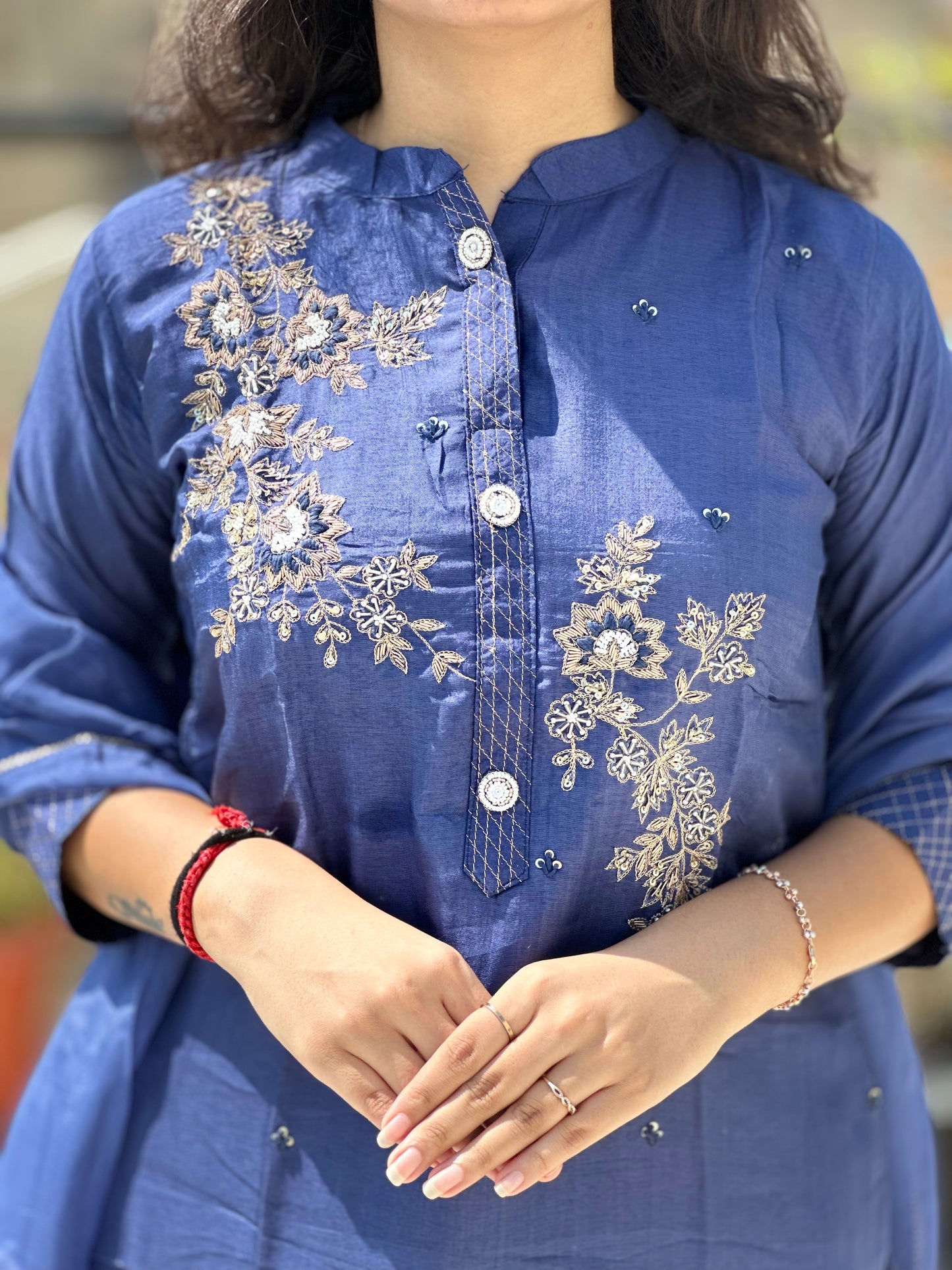 CLASSIC ROYAL BLUE | DESIGNER KURTIS