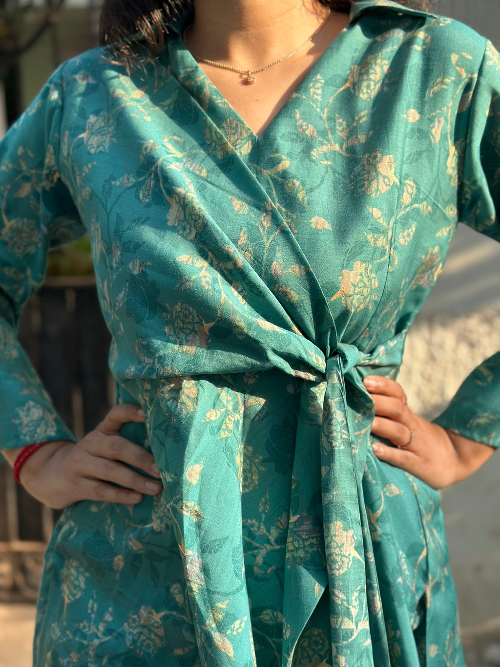 SHORT KURTI | FLORAL PRINTED CO-ORD SET