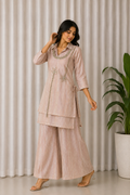 Nude Luxe Crushed Organza 3-Piece Set