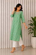Hand embroidered kurti